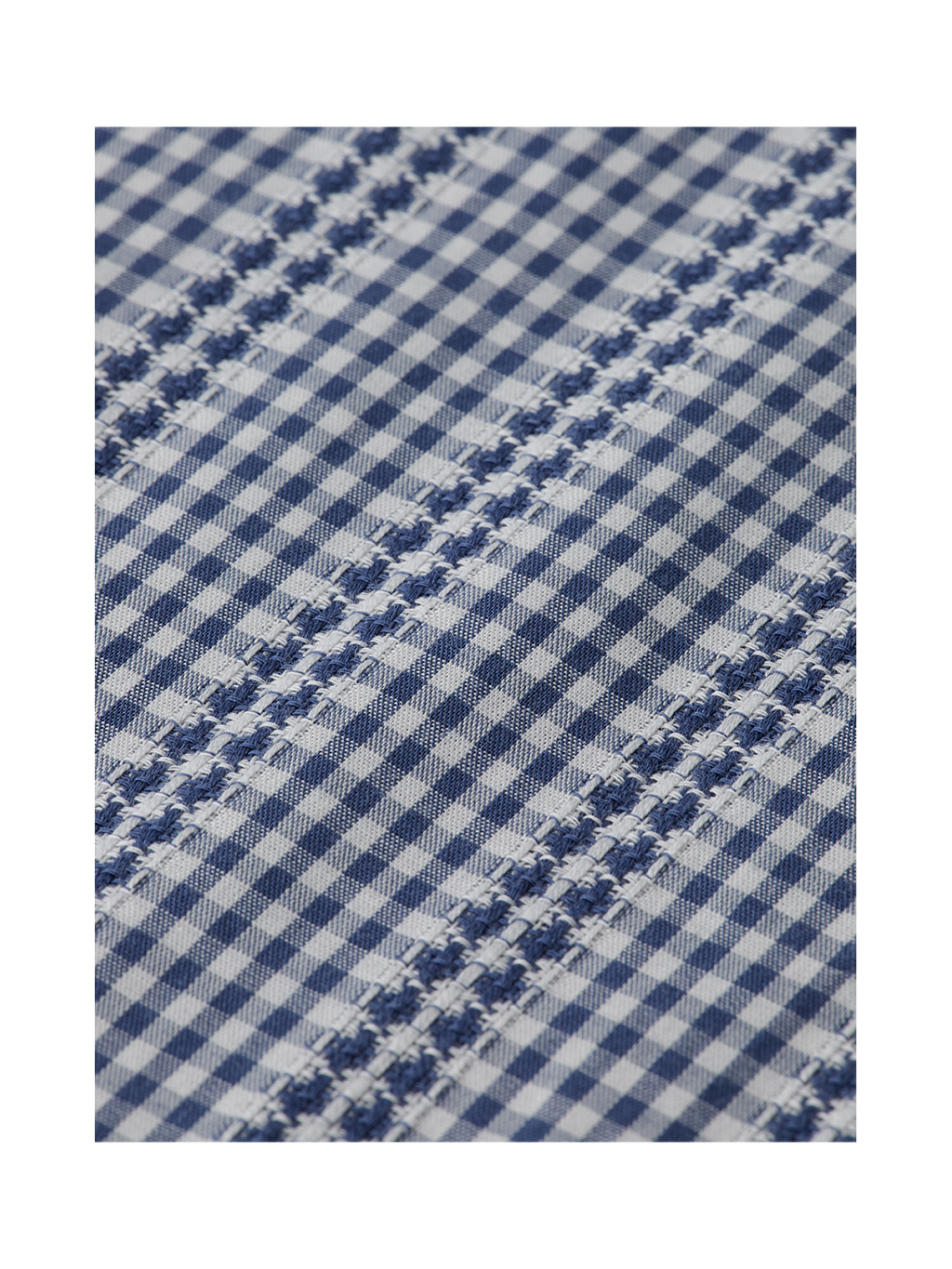 Microcheck cotton poplin shirt