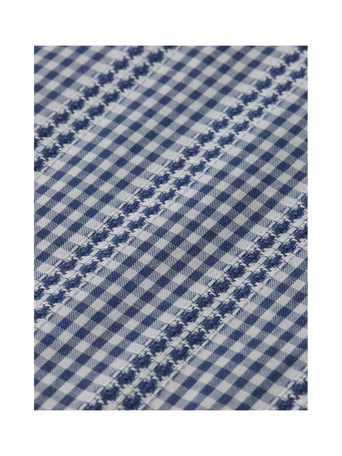 Microcheck cotton poplin shirt