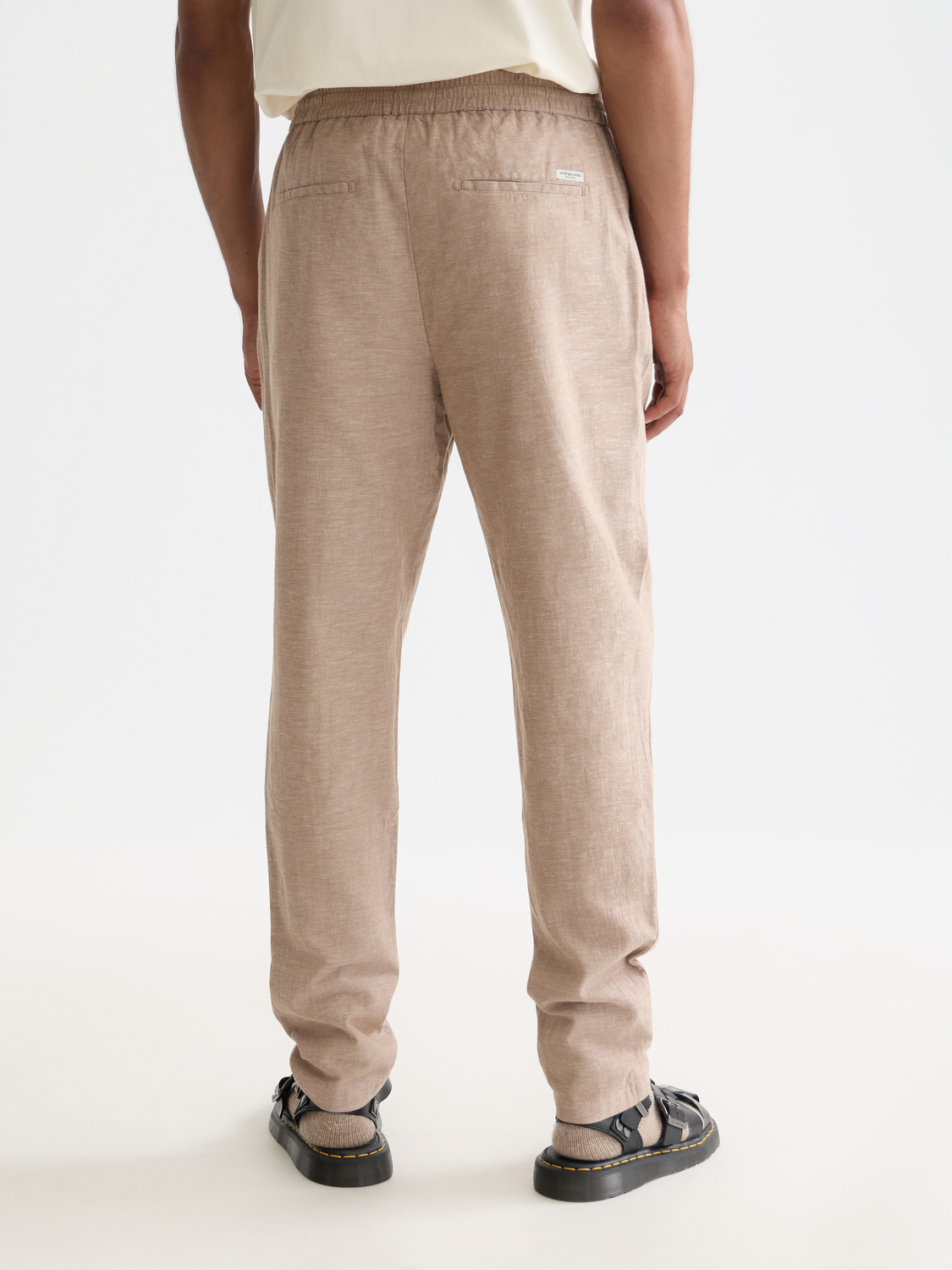 Seasonal Essentials Warren cotton linen jogger - AMPHORA
