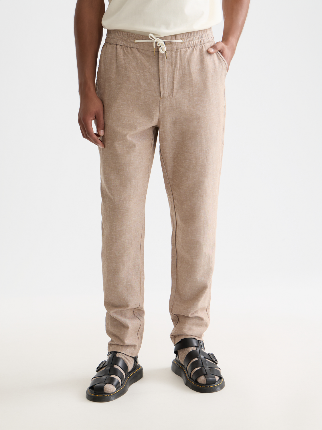 Seasonal core Warren cotton linen jogger
