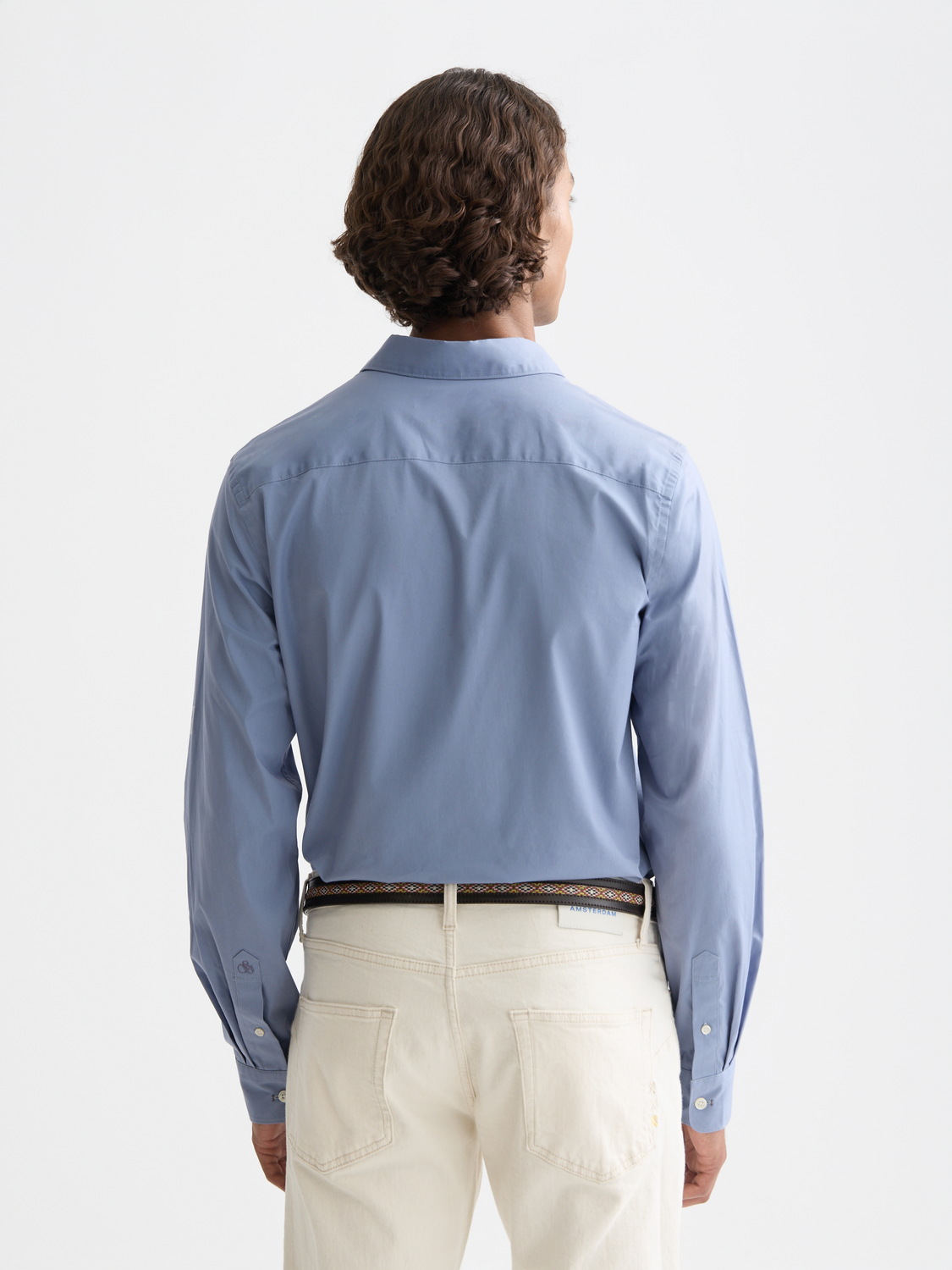 Seasonal Essentials cotton poplin slim shirt