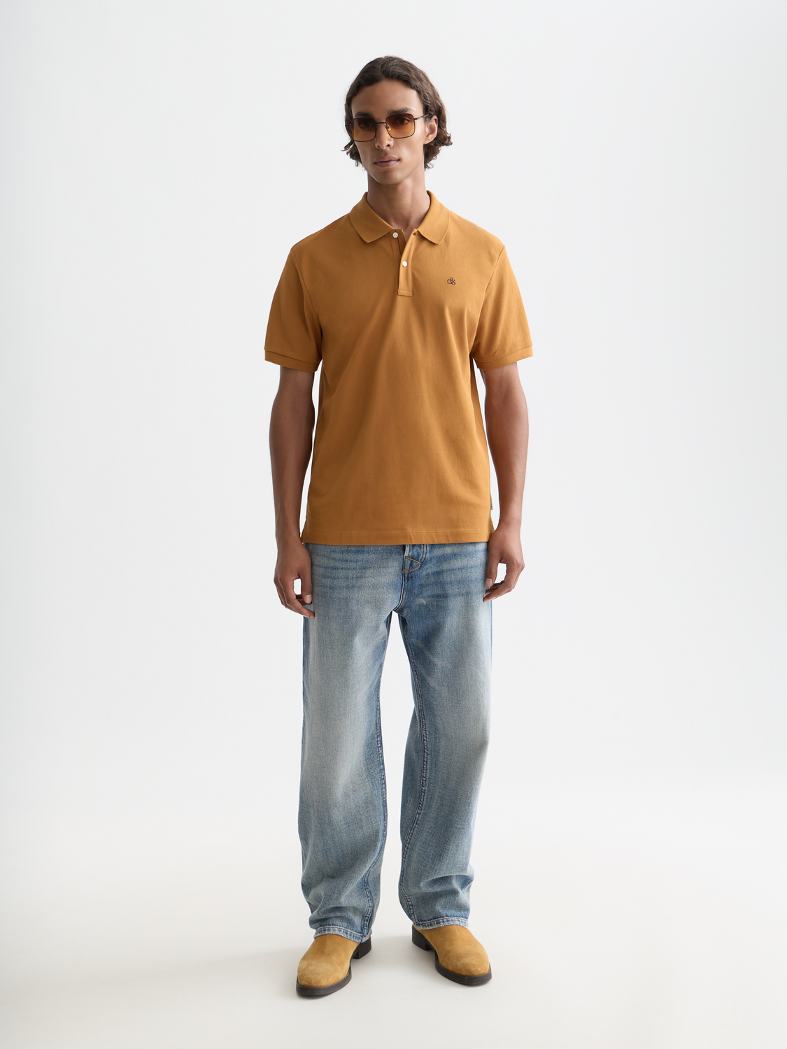 Seasonal Essentials pique logo polo