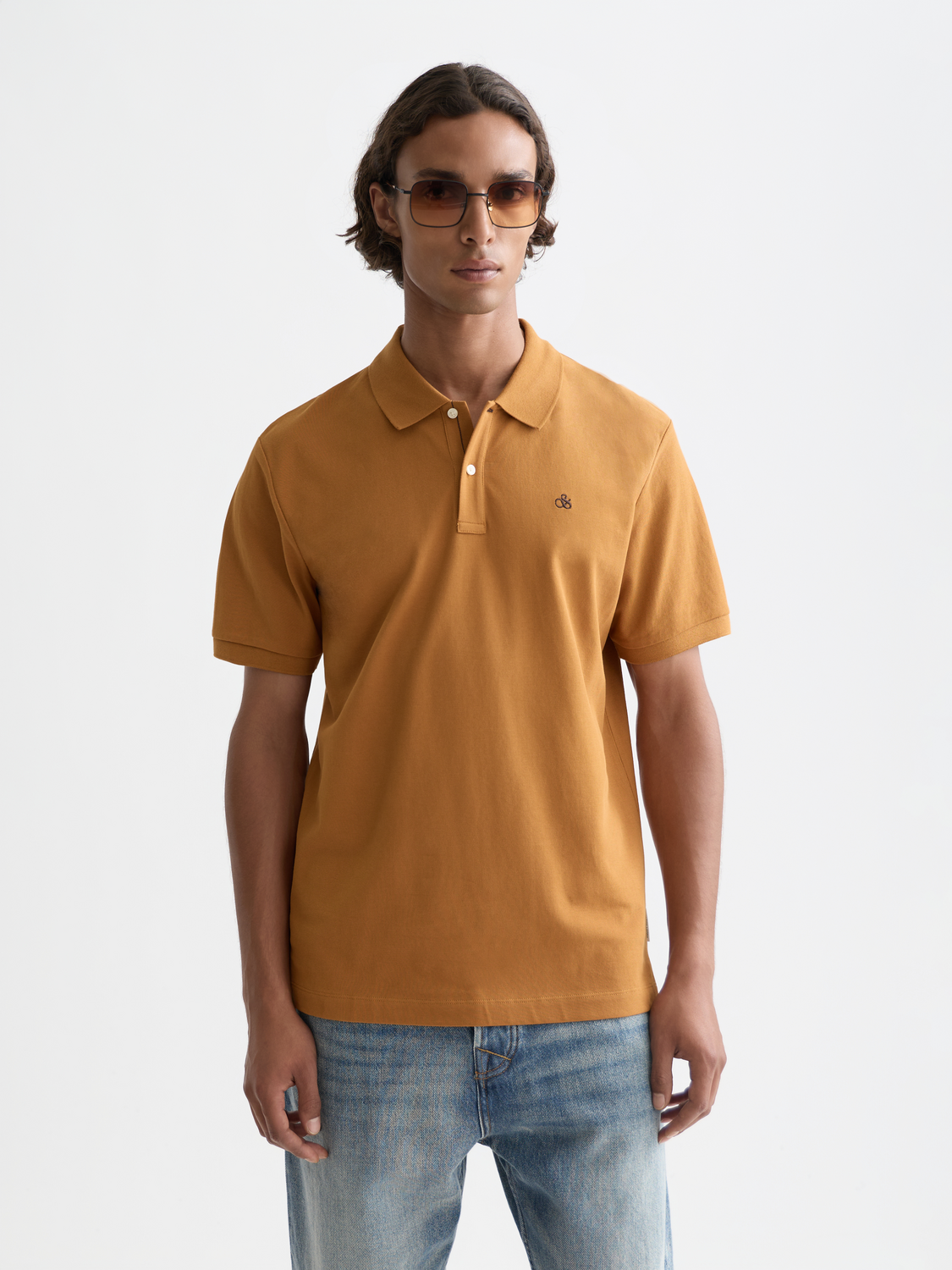 Seasonal Essentials pique logo polo