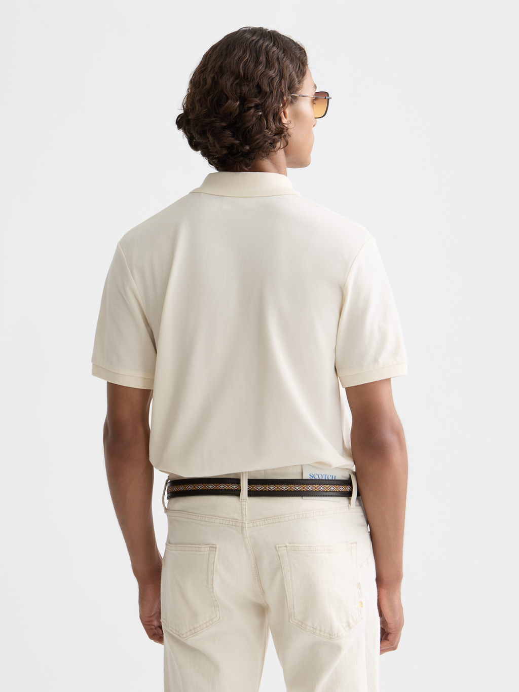 Seasonal core pique chest logo polo