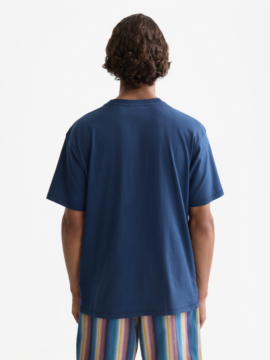 Seasonal Essentials artwork relaxed T-shirt - PAGEANT BLUE