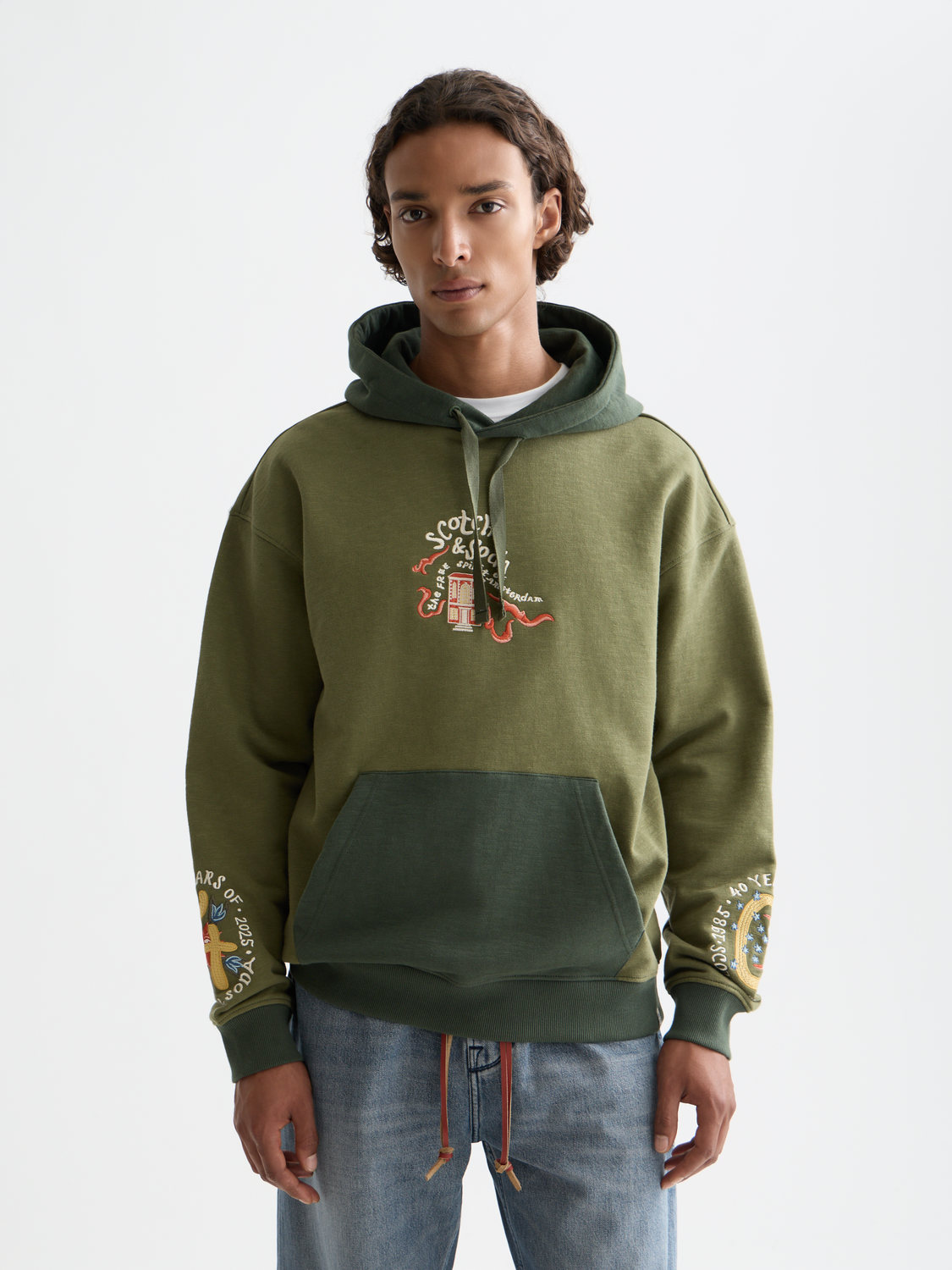40th Anniversary Embroidered Relaxed Hoodie