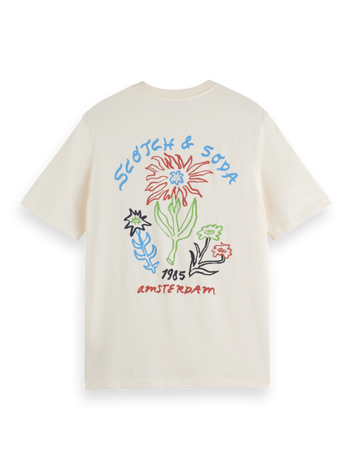 Regular-fit front and back artwork t-shirt