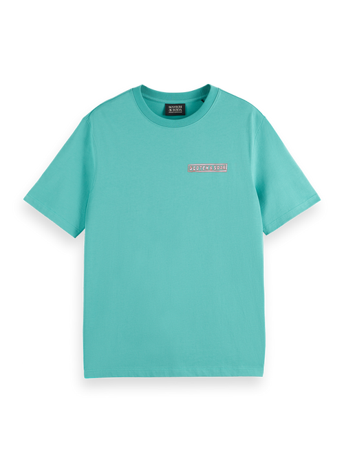 Regular-fit front and back artwork t-shirt