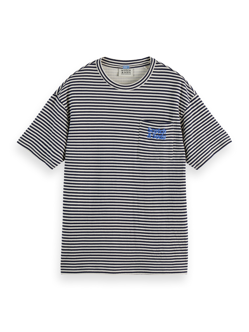 Double face jersey pocket t-shirt