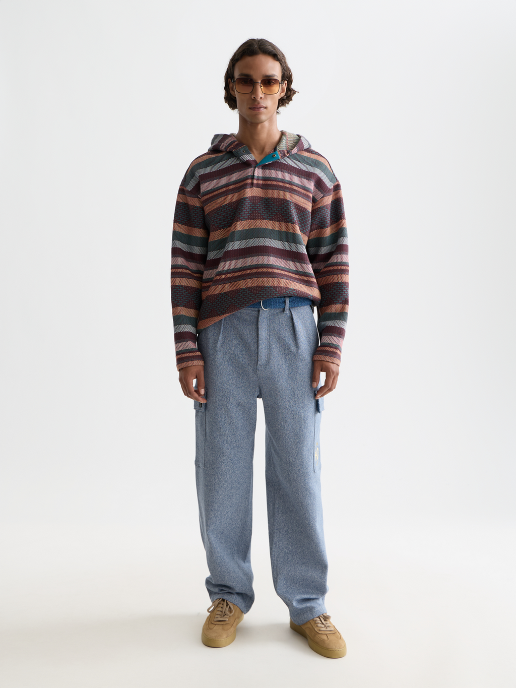 40th Anniversary Melange Loose Straight Cargo Pant