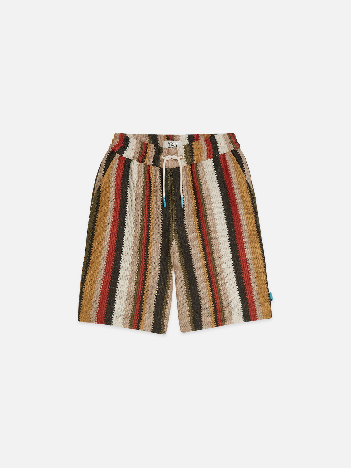 Boys Multicolour striped shorts