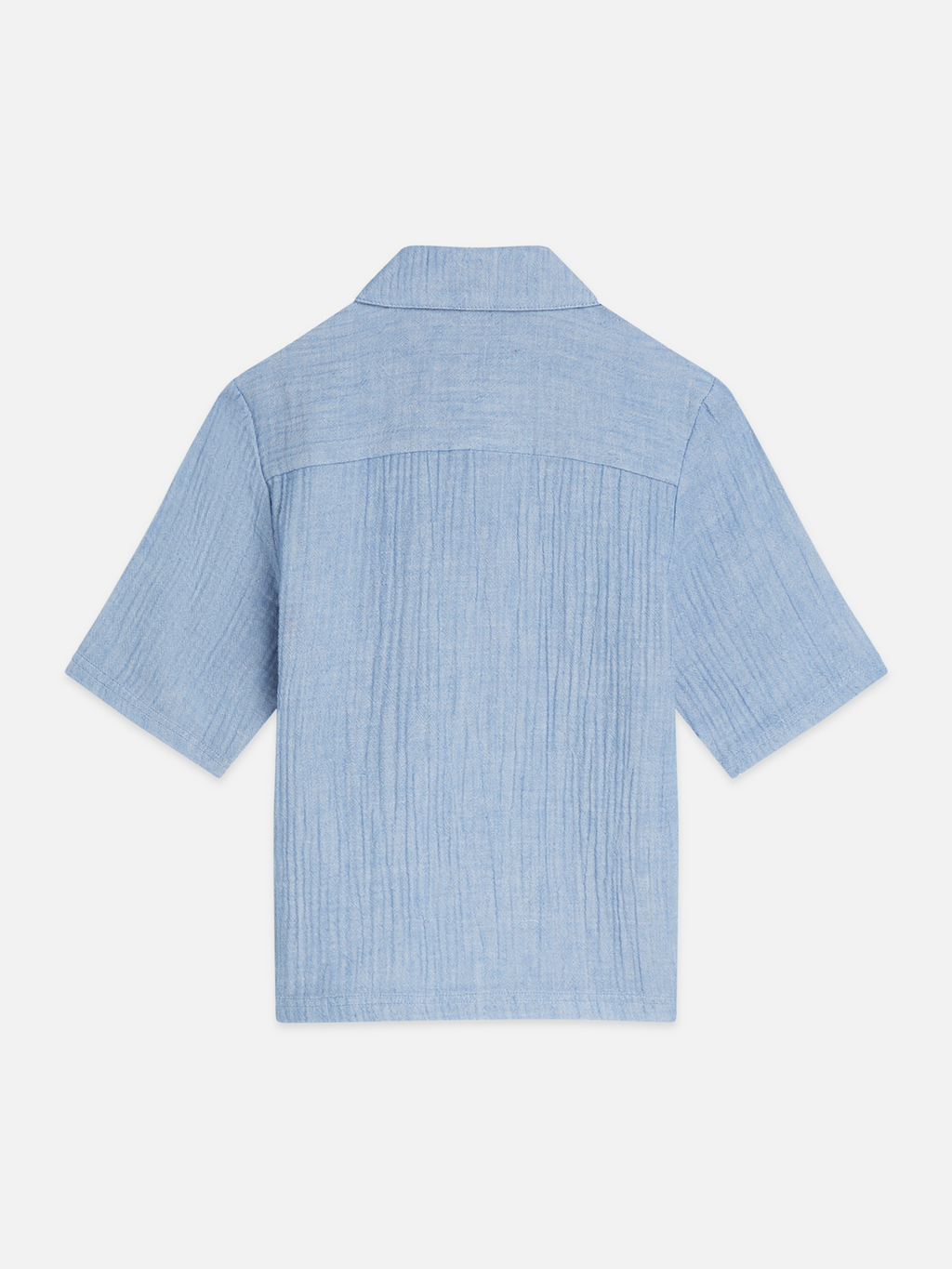 Boys Cotton chambray short sleeve shirt