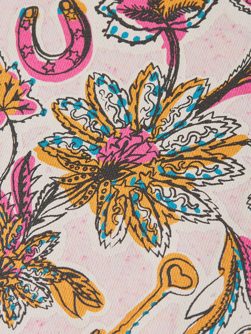 Girls artwork relaxed sweatshirt