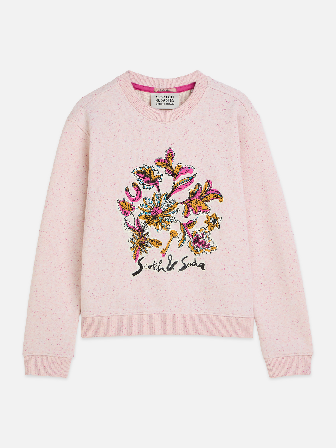 Girls artwork relaxed sweatshirt