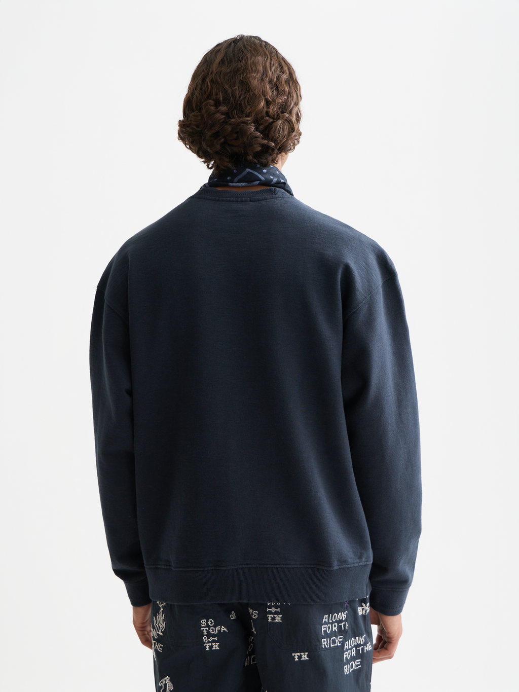 Cross stitch artwork relaxed sweatshirt