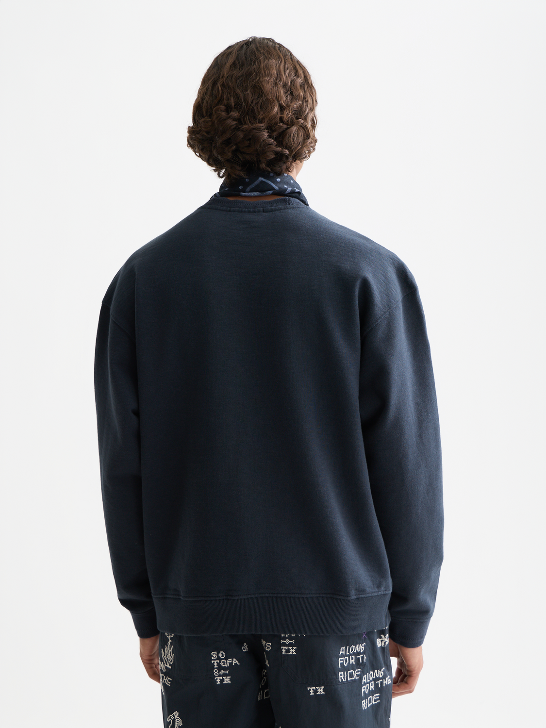 Cross stitch artwork relaxed sweatshirt