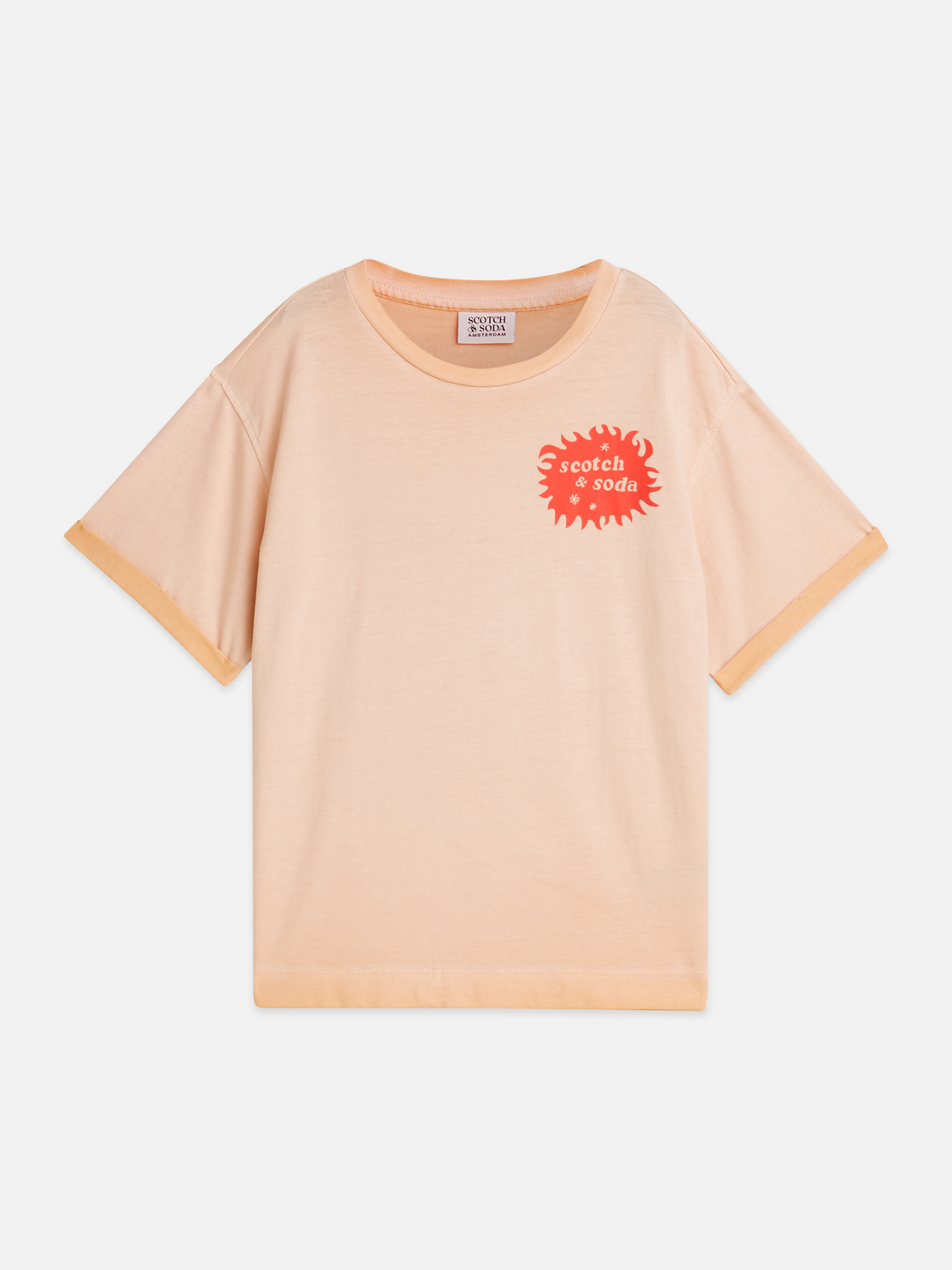 Boys artwork relaxed dyed T-shirt