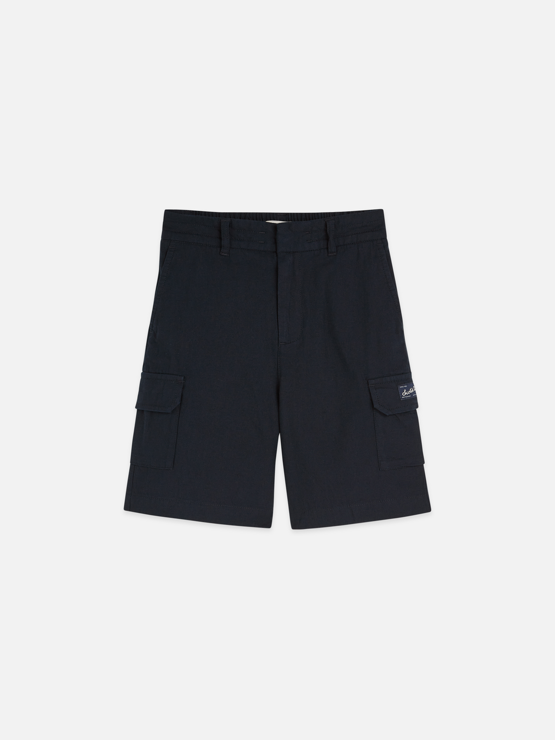 Boys Cotton-linen cargo shorts