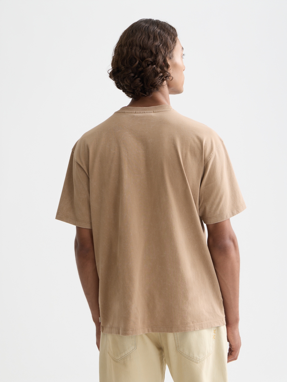 artwork relaxed snow-washed T-shirt