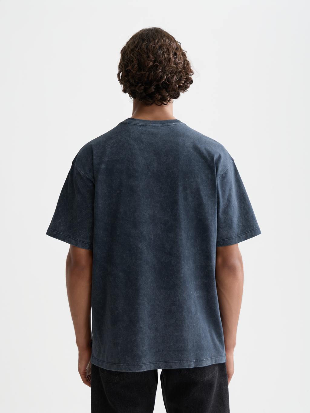 artwork relaxed snow-washed T-shirt