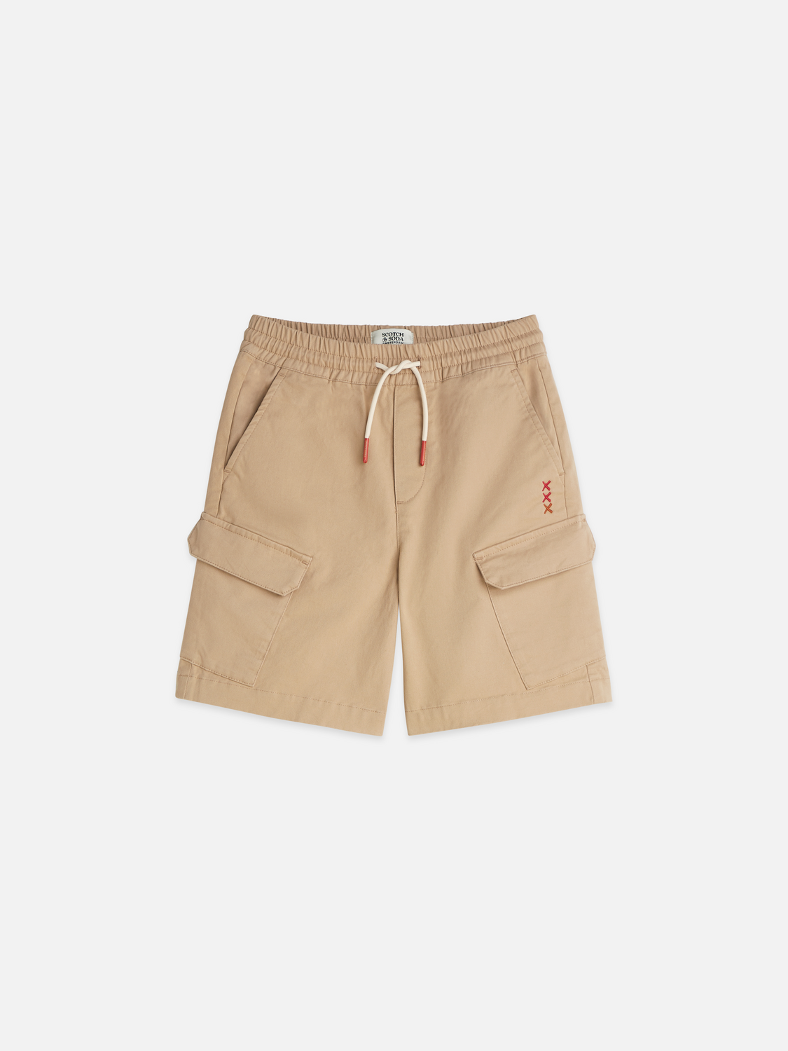 Lightweight cotton cargo shorts