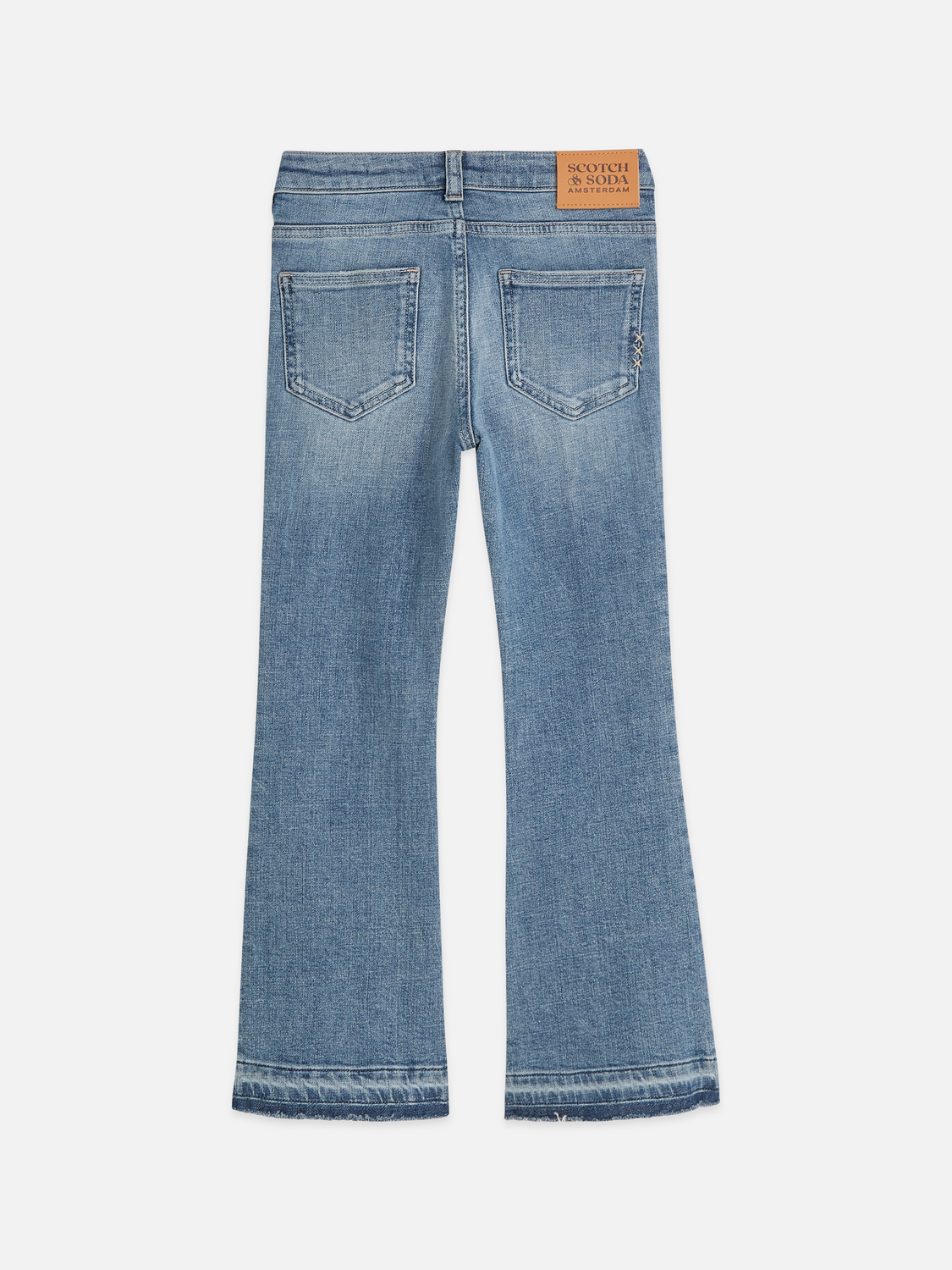 Girls The Charm classic flared denim