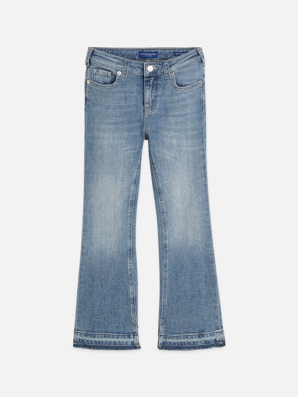 Girls The Charm classic flared denim