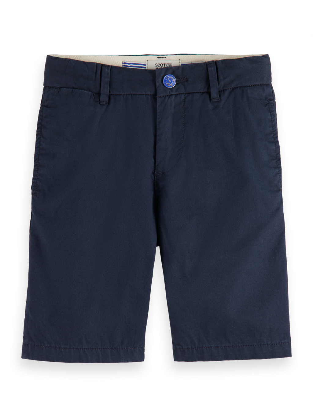 Boys LONGER LENGTH COTTON CHINO SHORTS