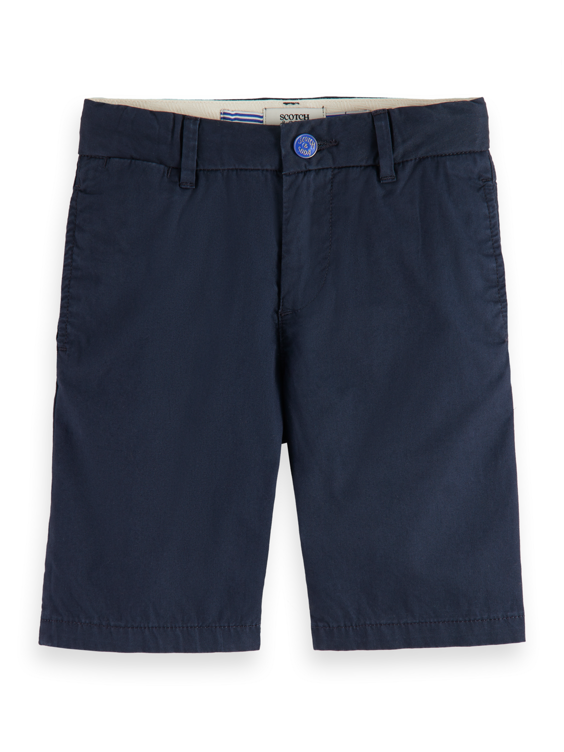 Boys LONGER LENGTH COTTON CHINO SHORTS