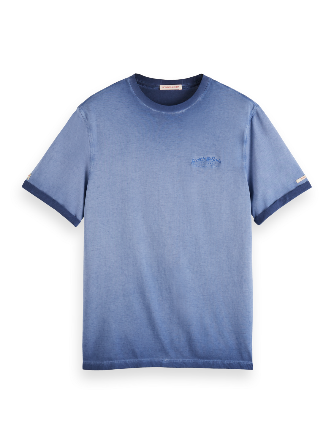 GARMENT DYE LEFT CHEST ARTWORK T-SHIRT