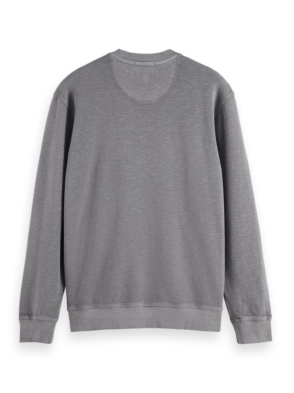 GARMENT-DYED STRUCTURED SWEATSHIRT