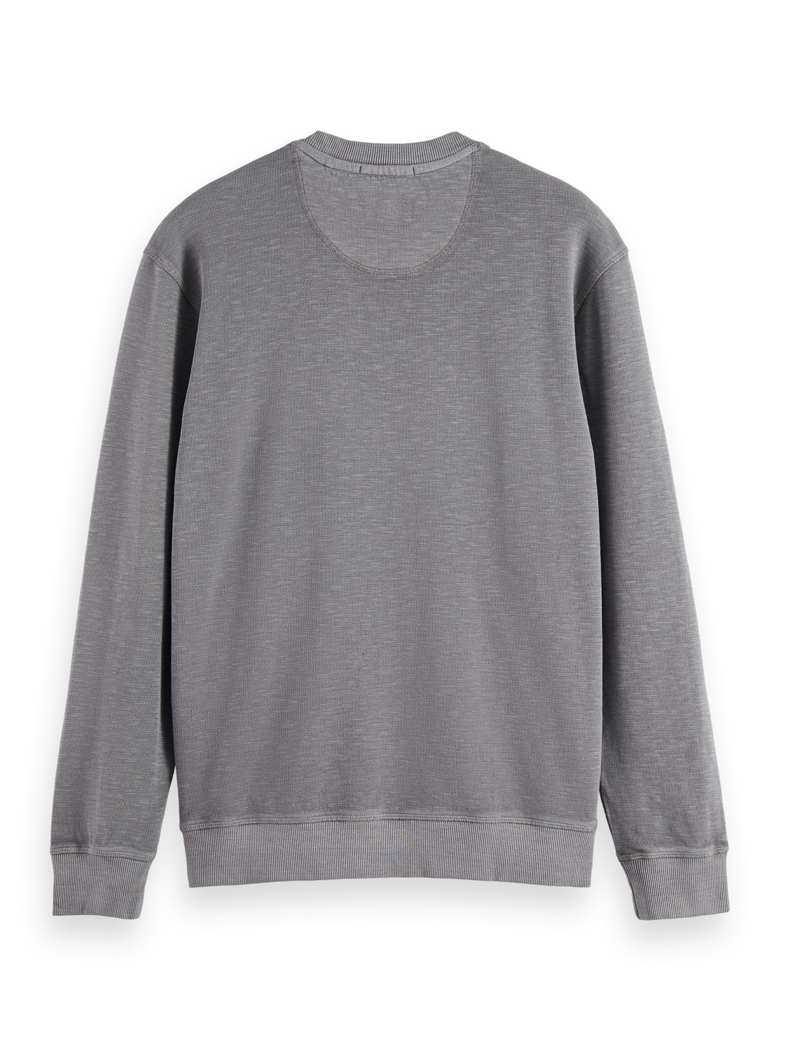 GARMENT-DYED STRUCTURED SWEATSHIRT