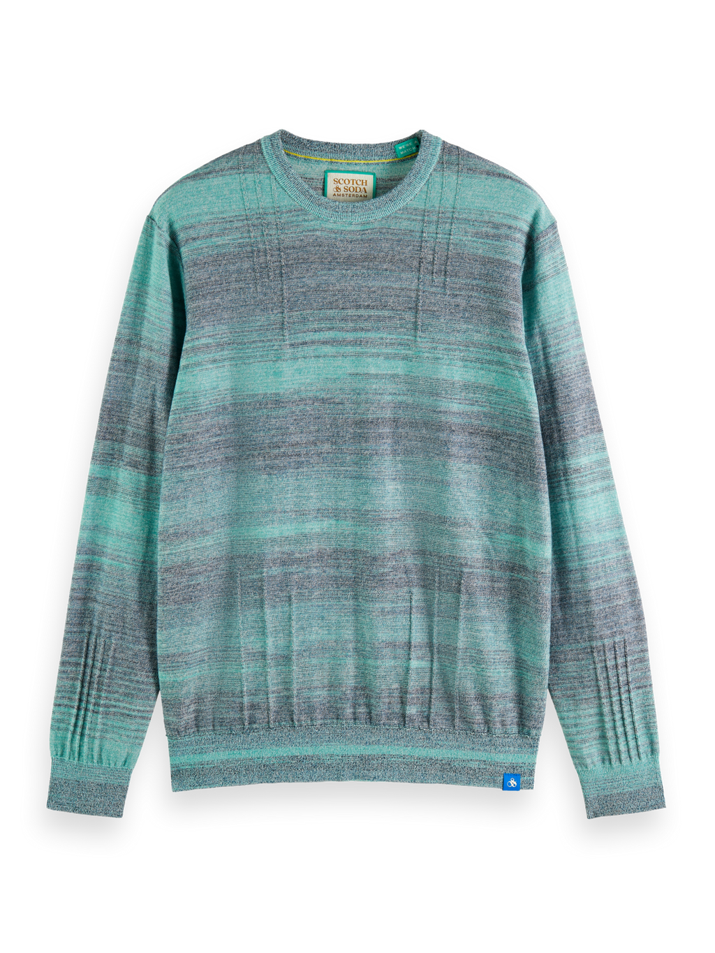 PULLOVER WITH GRADIENT AND REVERSE DETAILS