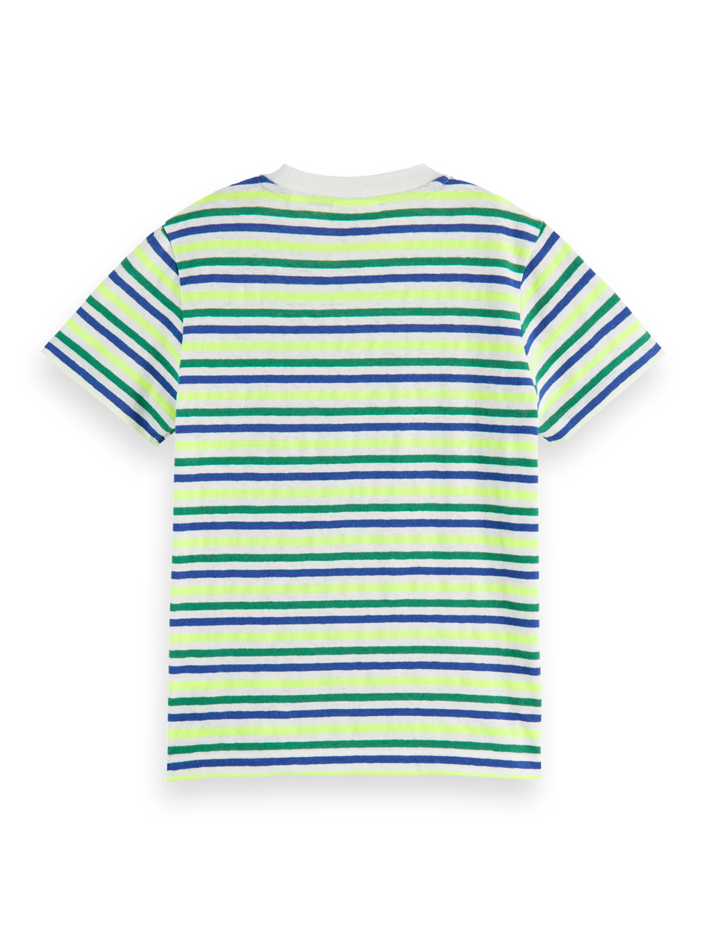 RELAXED-FIT YARN-DYED STRIPE COTTON-LINEN BLEND T-SHIRT