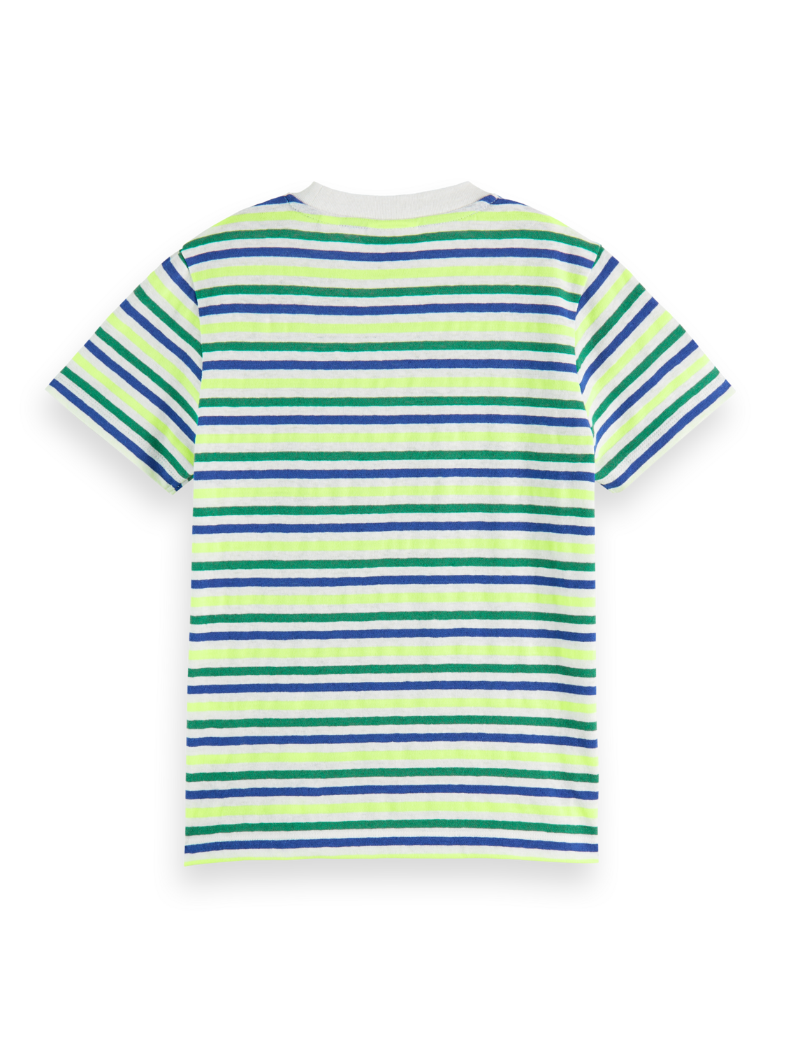 RELAXED-FIT YARN-DYED STRIPE COTTON-LINEN BLEND T-SHIRT