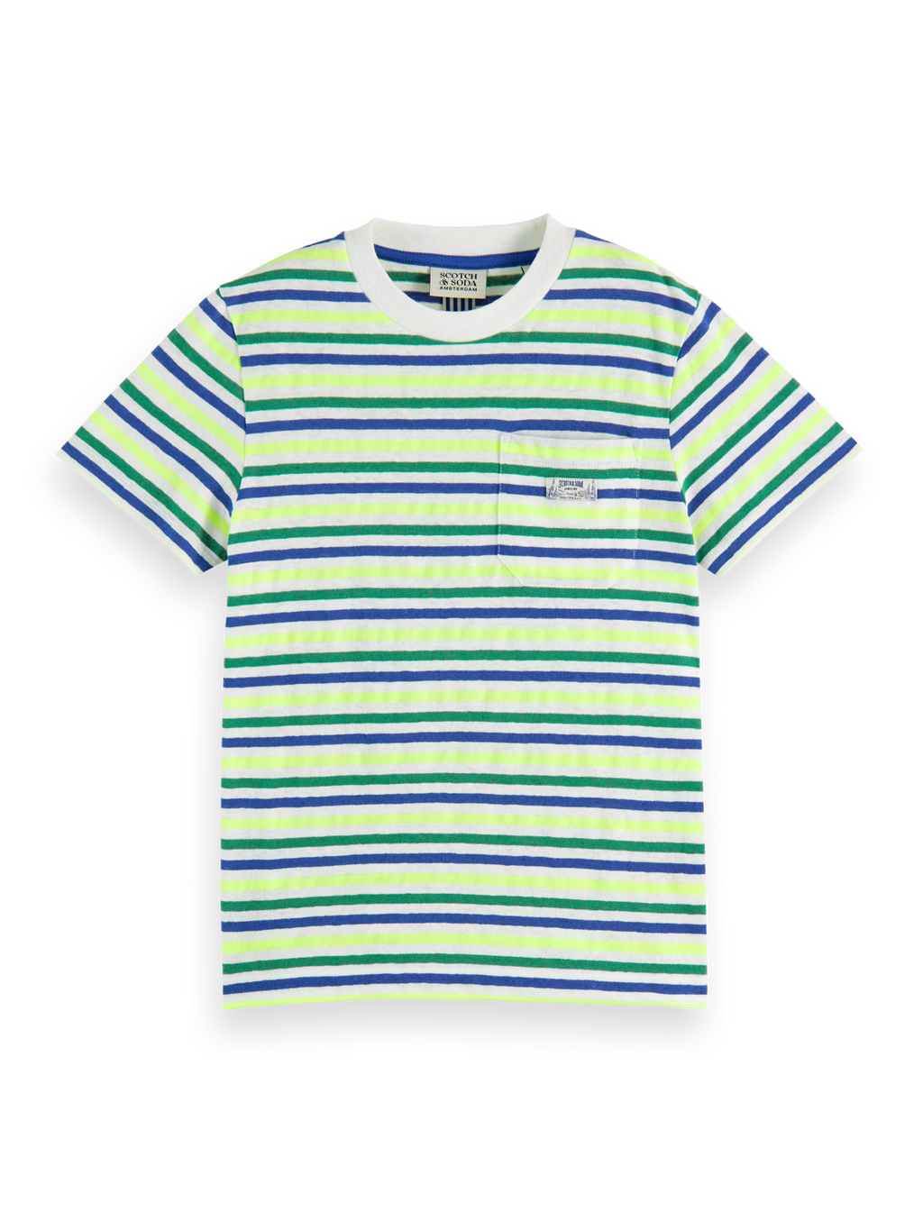 RELAXED-FIT YARN-DYED STRIPE COTTON-LINEN BLEND T-SHIRT