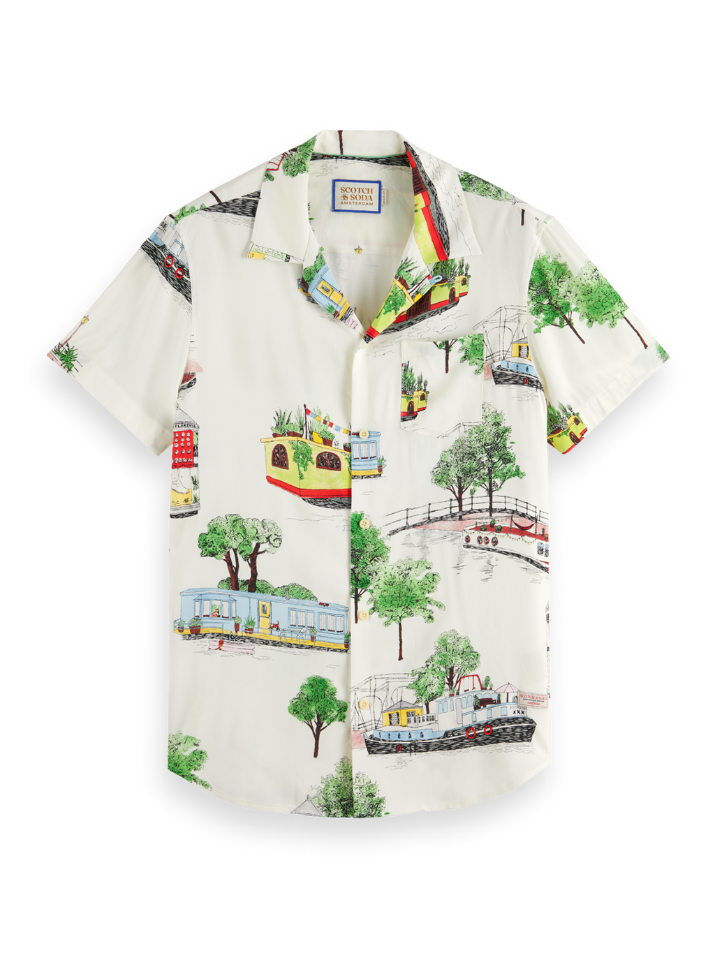 VISCOSE ALL OVER PRINTED SHIRT