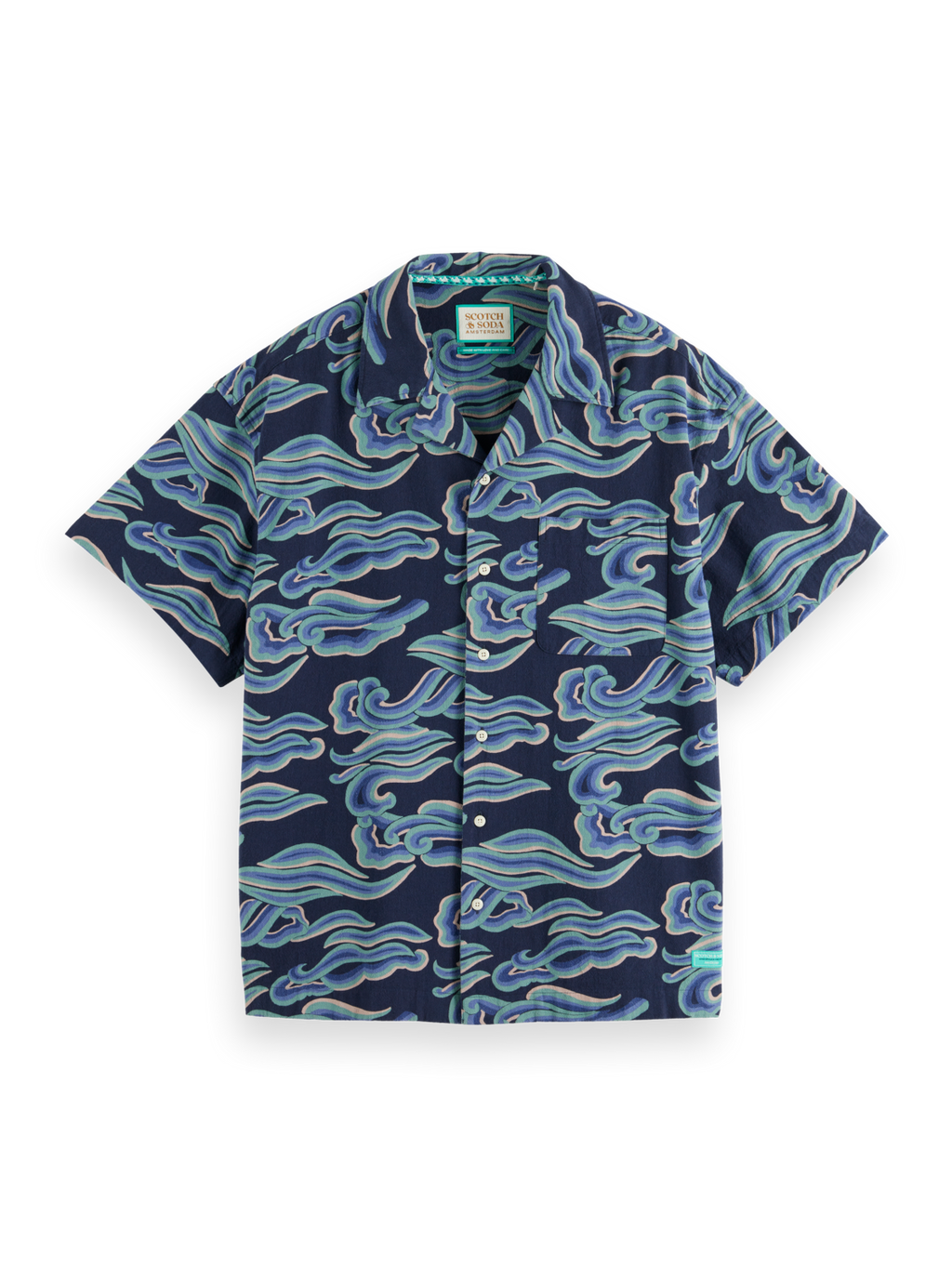 RELAXED FIT ALL OVER PRINTED SHIRT