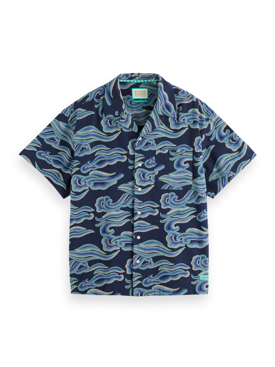 RELAXED FIT ALL OVER PRINTED SHIRT