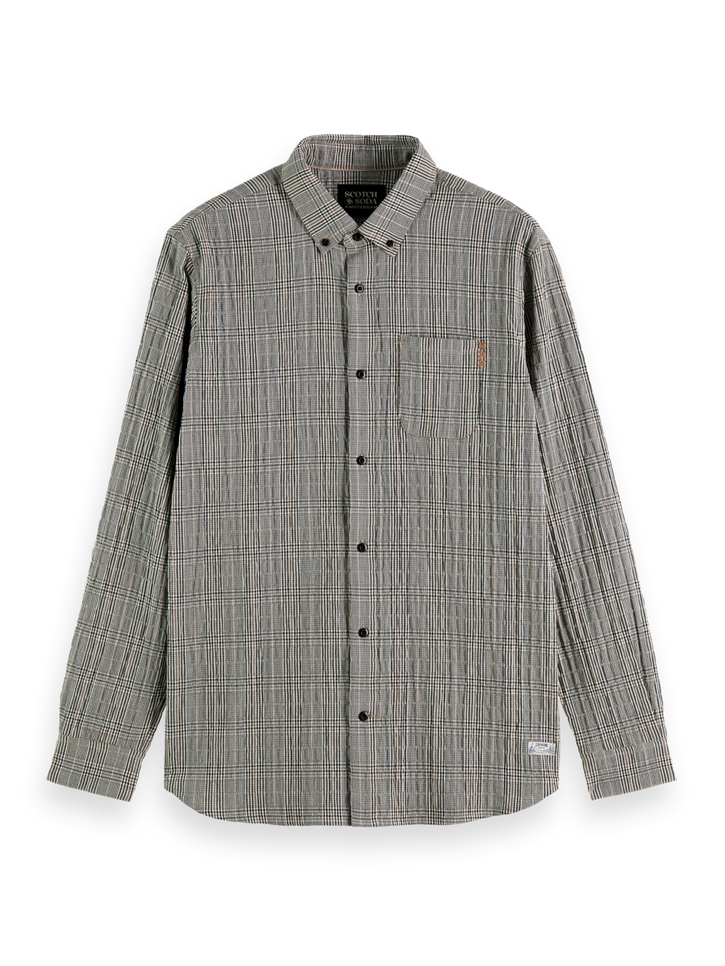 SEERSUCKER GLEN CHECK SHIRT