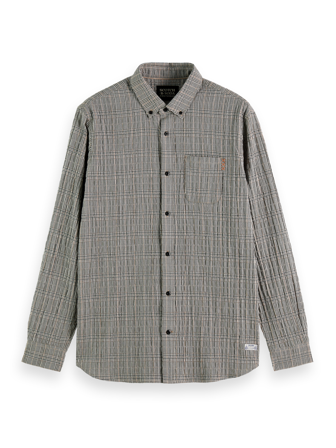 SEERSUCKER GLEN CHECK SHIRT
