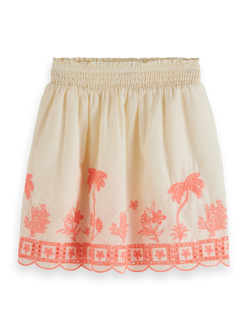 NEON EMBROIDERED SKIRT