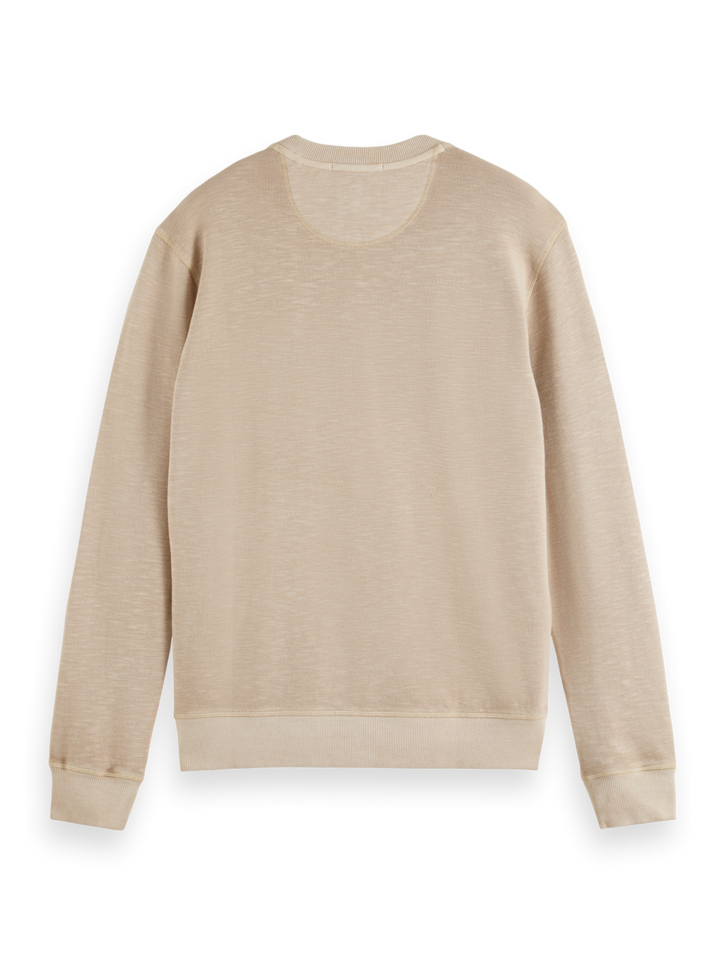 GARMENT-DYED STRUCTURED SWEATSHIRT