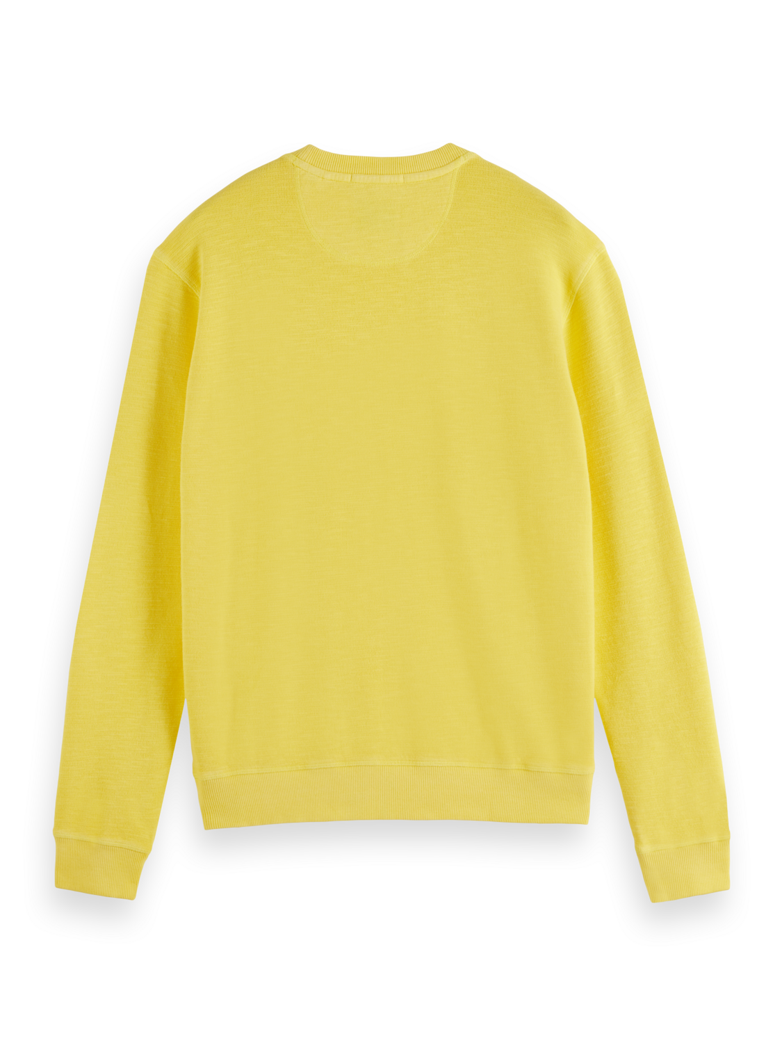 GARMENT-DYED STRUCTURED SWEATSHIRT