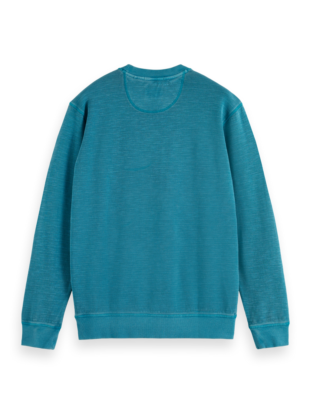 GARMENT-DYED STRUCTURED SWEATSHIRT