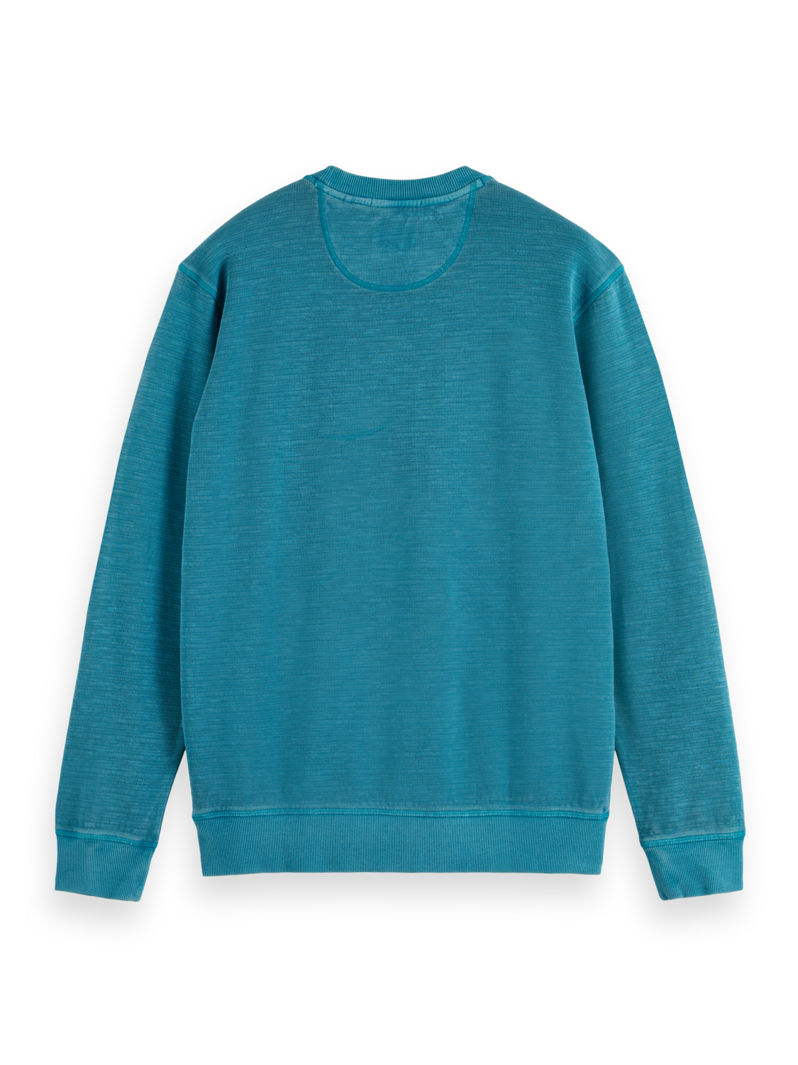 GARMENT-DYED STRUCTURED SWEATSHIRT