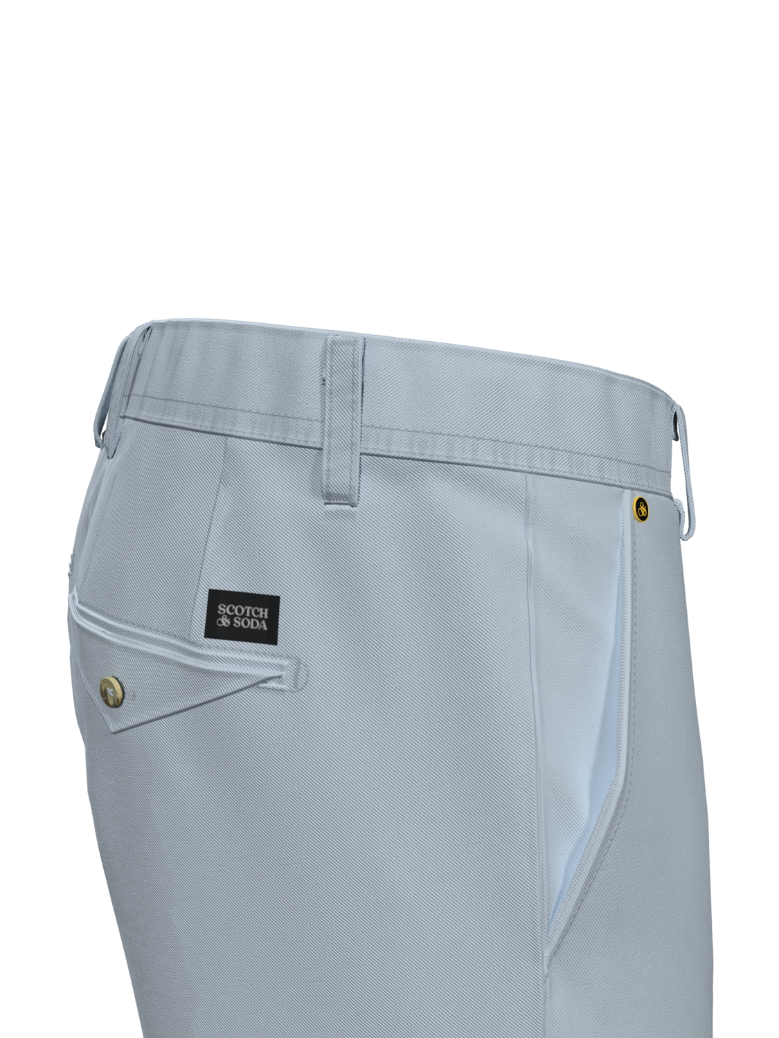 ESSENTIALS MOTT - COTTON STRETCH TWILL CHINO