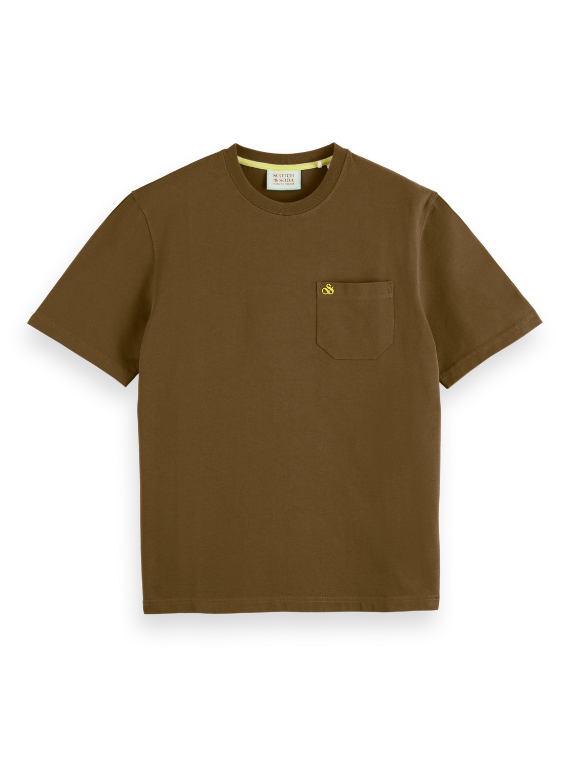 Jersey-T-Shirt mit Brusttasche