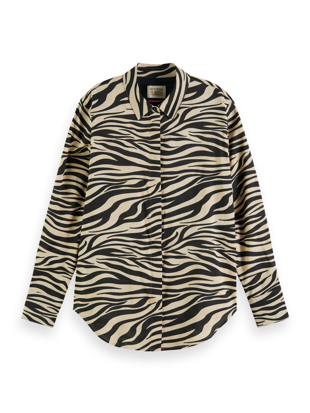 RELAXED FIT SHIRT WITH ANIMAL PRINT