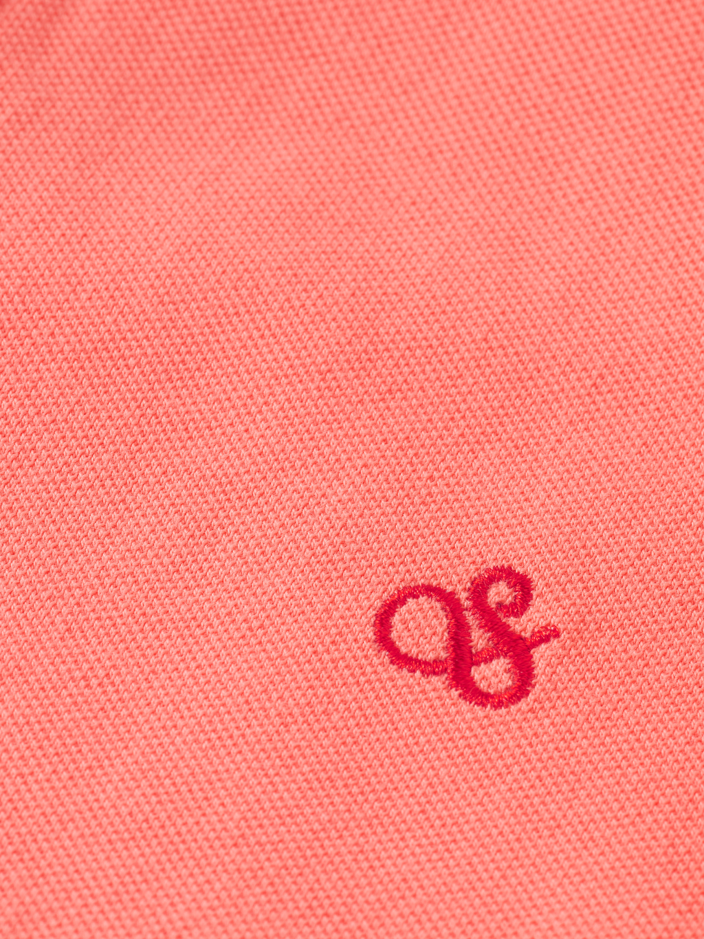 GARMENT DYED PIQUE POLO